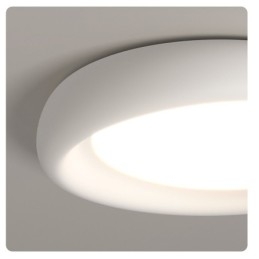 Plafonnier encastré rond à intensité variable, spectre complet, protection des yeux, multicolore, moderne, luminaires d'intérieur
