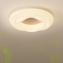 Plafonnier encastré rond moderne à intensité variable pour éclairage d'intérieur