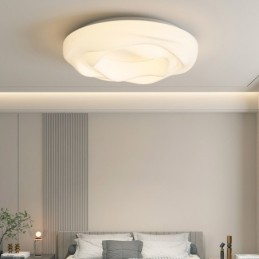 Plafonnier encastré rond moderne à intensité variable pour éclairage d'intérieur