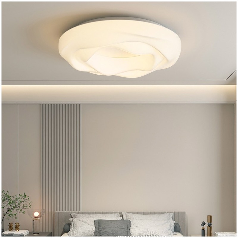 Plafonnier encastré rond moderne à intensité variable pour éclairage d'intérieur