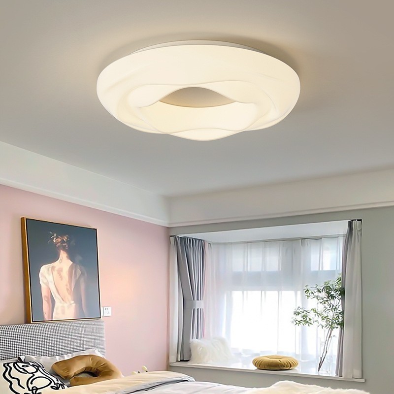 Plafonnier encastré rond moderne à intensité variable pour éclairage d'intérieur