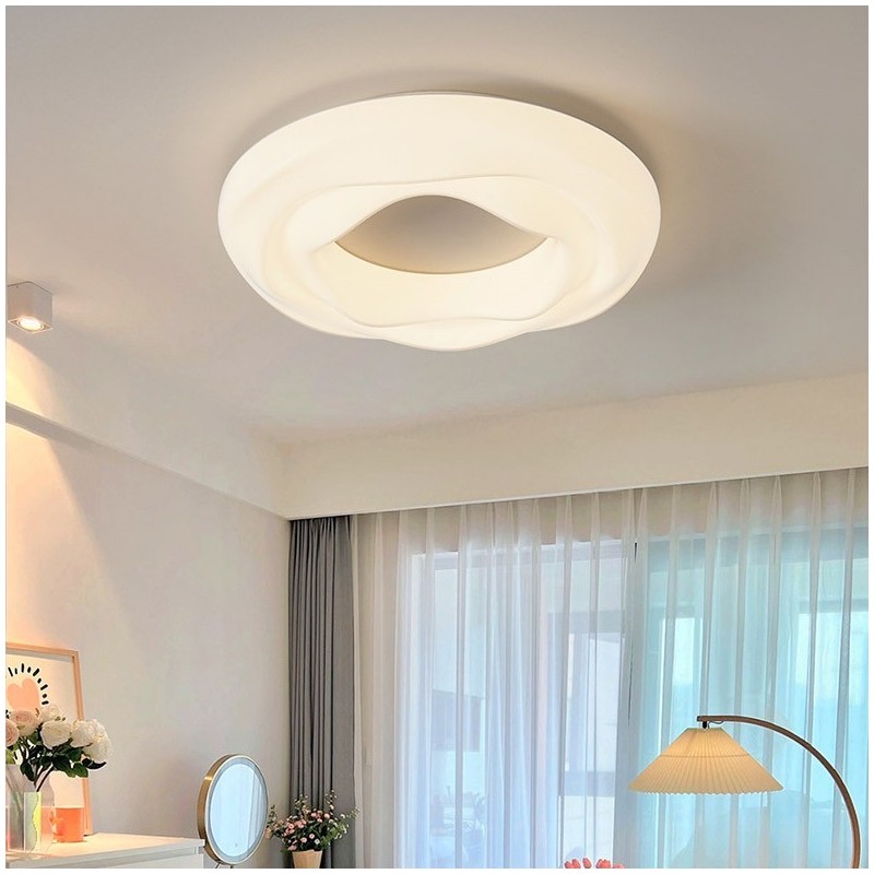 Plafonnier encastré rond moderne à intensité variable pour éclairage d'intérieur