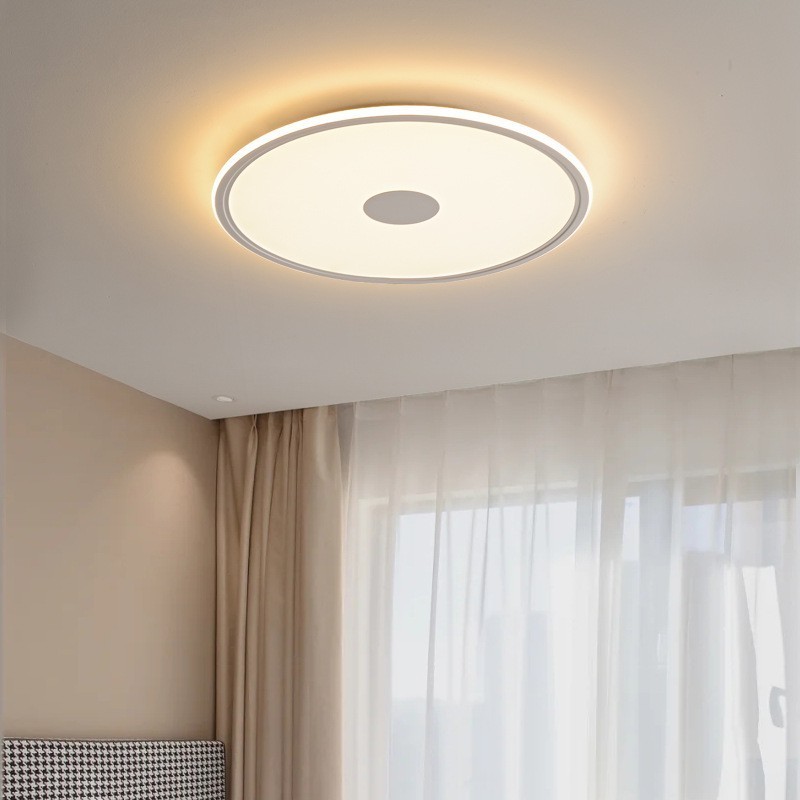 Plafonnier rond Nordic de 3,5 cm d'épaisseur, à spectre complet, à intensité variable, pour la protection des yeux