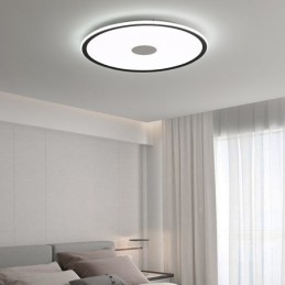 Plafonnier rond Nordic de 3,5 cm d'épaisseur, à spectre complet, à intensité variable, pour la protection des yeux