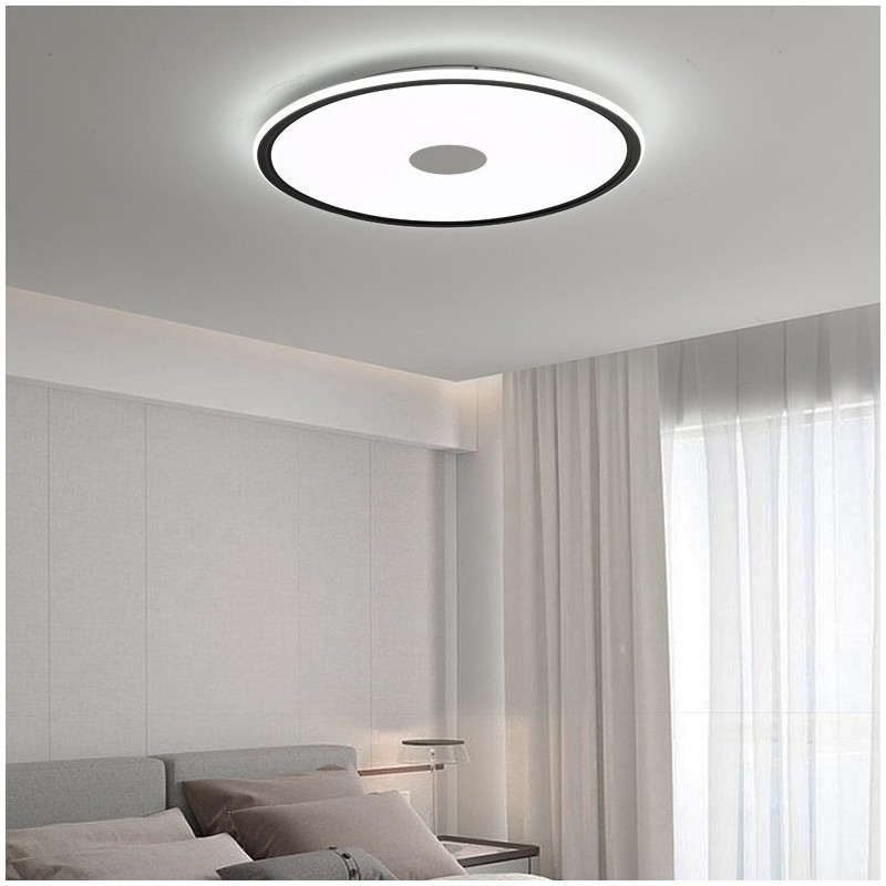 Plafonnier rond Nordic de 3,5 cm d'épaisseur, à spectre complet, à intensité variable, pour la protection des yeux