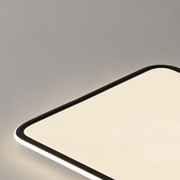 Plafonnier carré moderne à intensité variable, luminaire d'intérieur encastré
