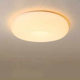 Plafonnier encastré rond moderne à spectre complet et à intensité variable pour la protection des yeux