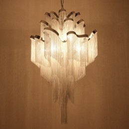 Lustre design à pampilles extra large
