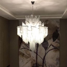 Lustre design à pampilles extra large