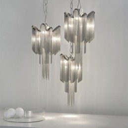 Lustre design à pampilles extra large