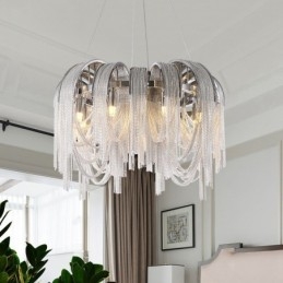 Lustre design à pampilles extra large