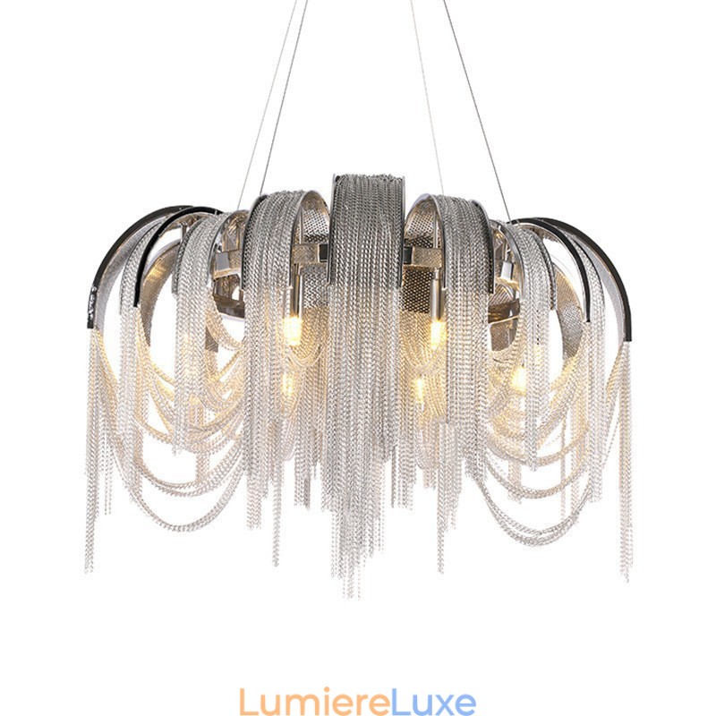 Lustre design à pampilles extra large