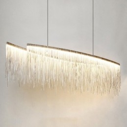 Plafonnier suspendu design extra large Tassels pour îlot