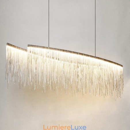 Plafonnier suspendu design extra large Tassels pour îlot Plafonnier suspendu design extra large Tassels pour îlot