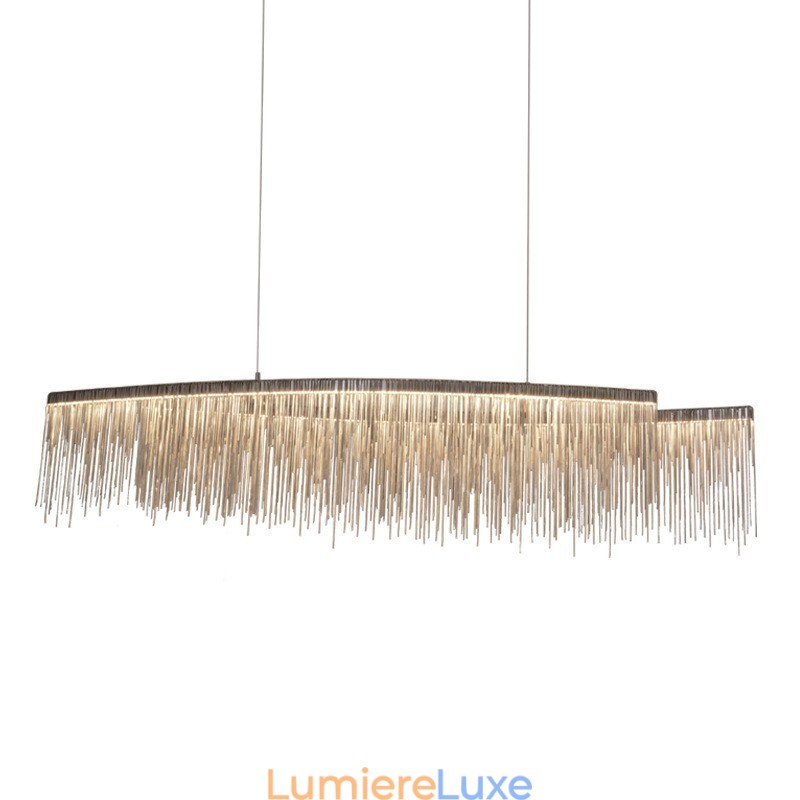 Plafonnier suspendu design extra large Tassels pour îlot