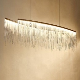 Plafonnier suspendu design extra large Tassels pour îlot