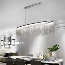 Plafonnier suspendu design extra large Tassels pour îlot