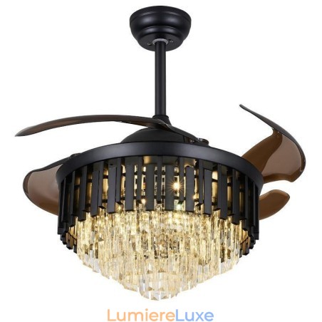 Retractable Ceiling Fan Light Crystal Ceiling Fan Retractable Ceiling Fan Light Crystal Ceiling Fan