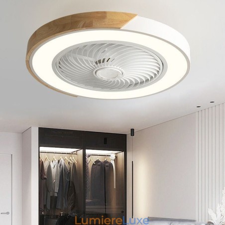 Ventilateur de plafond intelligent avec lumières, télécommande, lampe décorative Ventilateur de plafond intelligent avec lumières, télécommande, lampe décorative