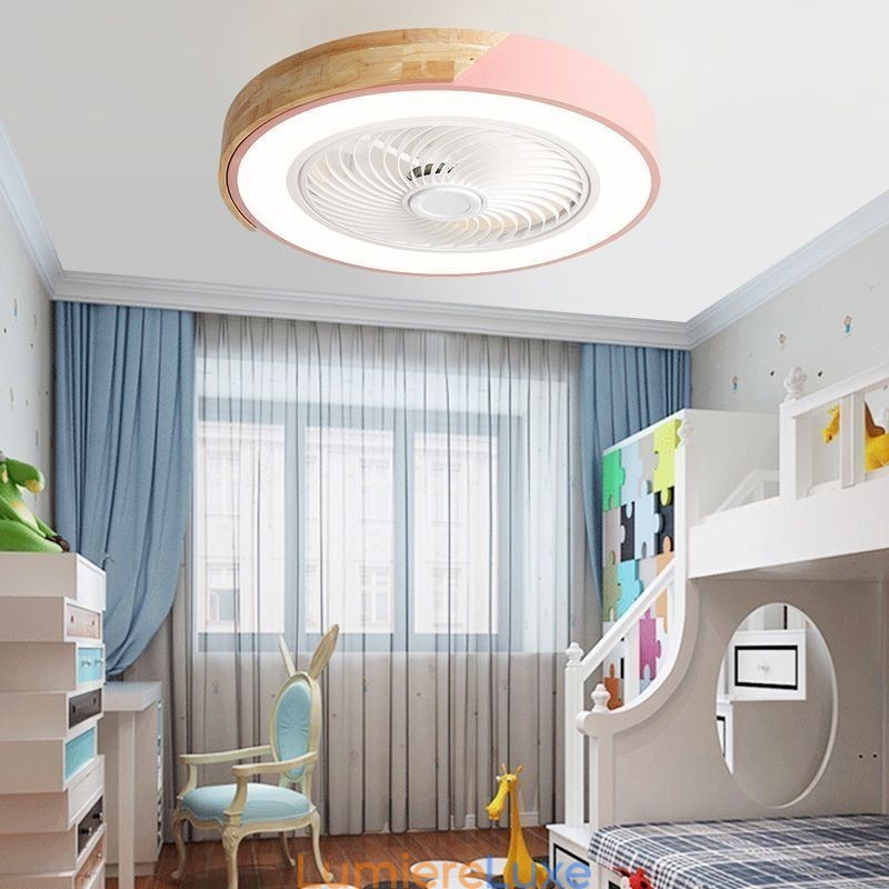 Ventilateur de plafond intelligent avec lumières, télécommande, lampe décorative
