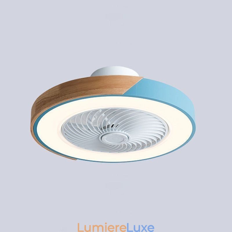 Ventilateur de plafond intelligent avec lumières, télécommande, lampe décorative