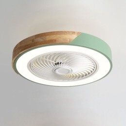 Ventilateur de plafond intelligent avec lumières, télécommande, lampe décorative