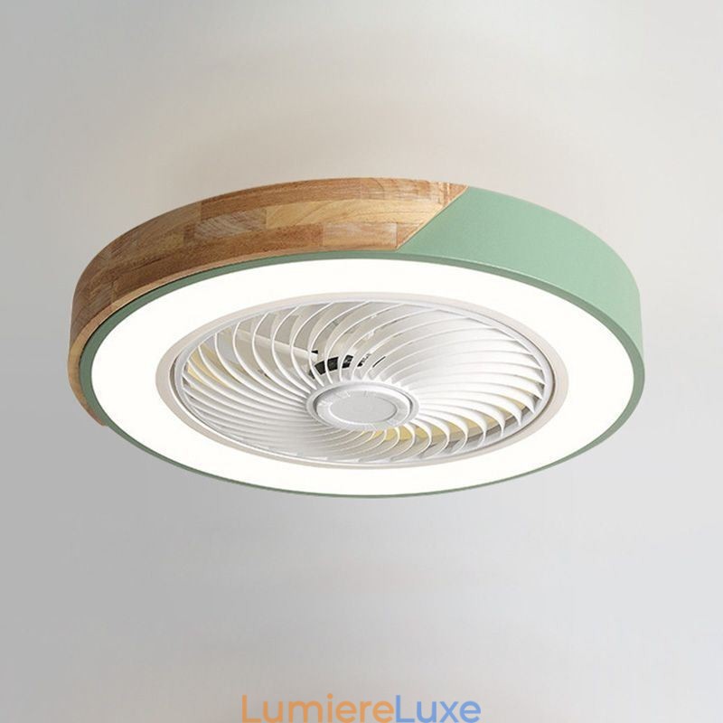 Ventilateur de plafond intelligent avec lumières, télécommande, lampe décorative