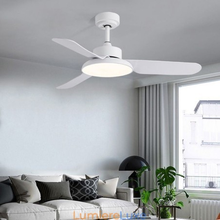 Lampe de ventilateur à onduleur Lampe de ventilateur de plafond minimaliste moderne Lampe de ventilateur à onduleur Lampe de ventilateur de plafond minimaliste moderne