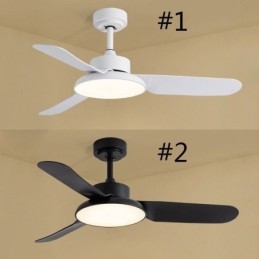 Lampe de ventilateur à onduleur Lampe de ventilateur de plafond minimaliste moderne