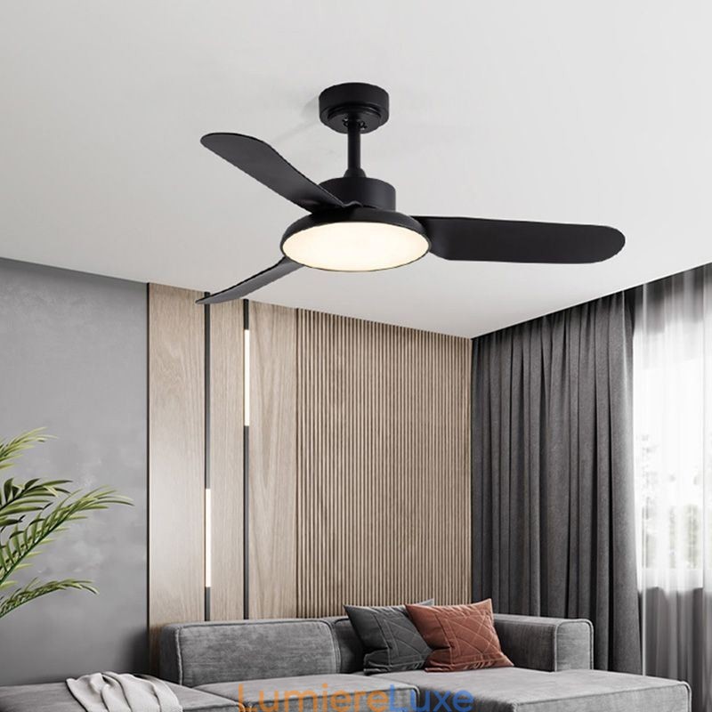 Lampe de ventilateur à onduleur Lampe de ventilateur de plafond minimaliste moderne
