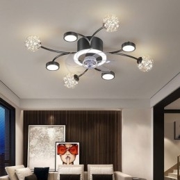 Plafonnier créatif en forme de ventilateur