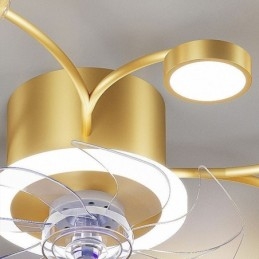 Plafonnier créatif en forme de ventilateur