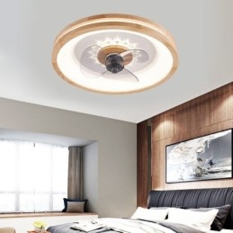 Ventilateur de plafond à onduleur moderne avec lumières et télécommande