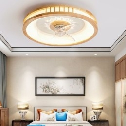 Ventilateur de plafond à onduleur moderne avec lumières et télécommande