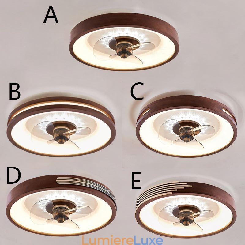 Ventilateur de plafond à onduleur moderne avec télécommande