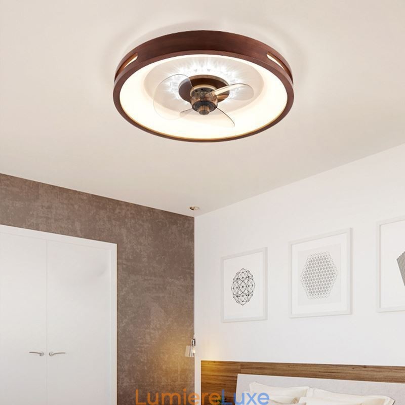 Ventilateur de plafond à onduleur moderne avec télécommande
