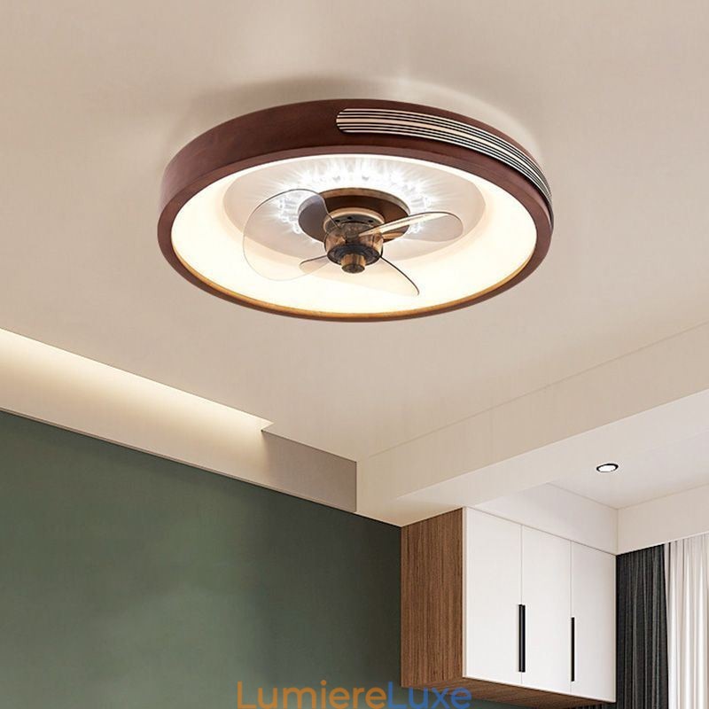 Ventilateur de plafond à onduleur moderne avec télécommande
