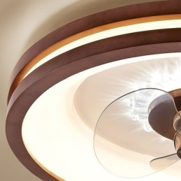 Ventilateur de plafond à onduleur moderne avec télécommande
