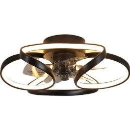 Ventilateur de plafond unique et lumineux Ventilateur de plafond moderne avec lumières