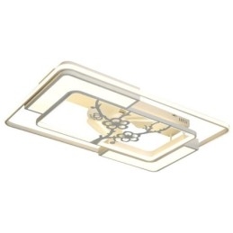 Luminaires de ventilateur de plafond rectangulaires modernes