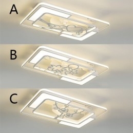 Luminaires de ventilateur de plafond rectangulaires modernes