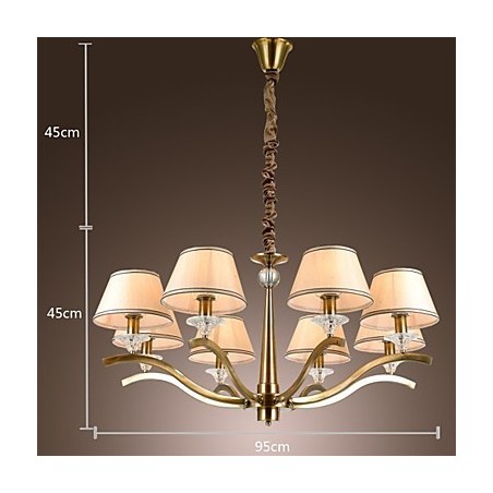 Lustre en métal et laiton, style moderne, contemporain, traditionnel, classique, rustique, style lodge, vintage, style campagne, île Lustre en métal et laiton, style moderne, contemporain, traditionnel, classique, rustique, style lodge, vintage, style campagne, île