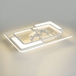 Luminaires de ventilateur de plafond rectangulaires modernes