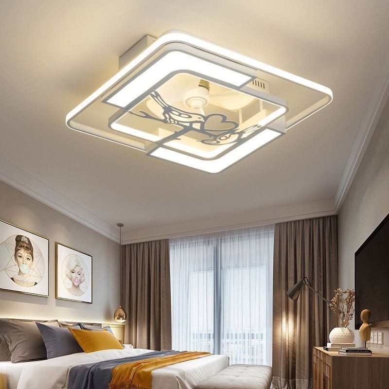 Ventilateurs de plafond de style européen avec lumière