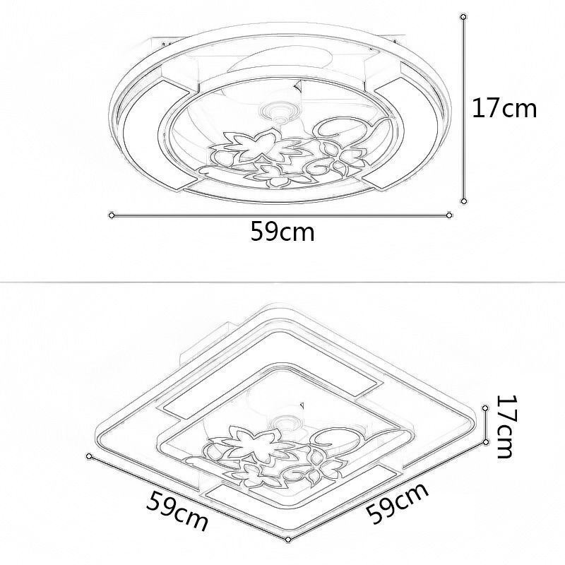 Ventilateurs de plafond de style européen avec lumière