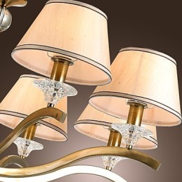 Lustre en métal et laiton, style moderne, contemporain, traditionnel, classique, rustique, style lodge, vintage, style campagne, île