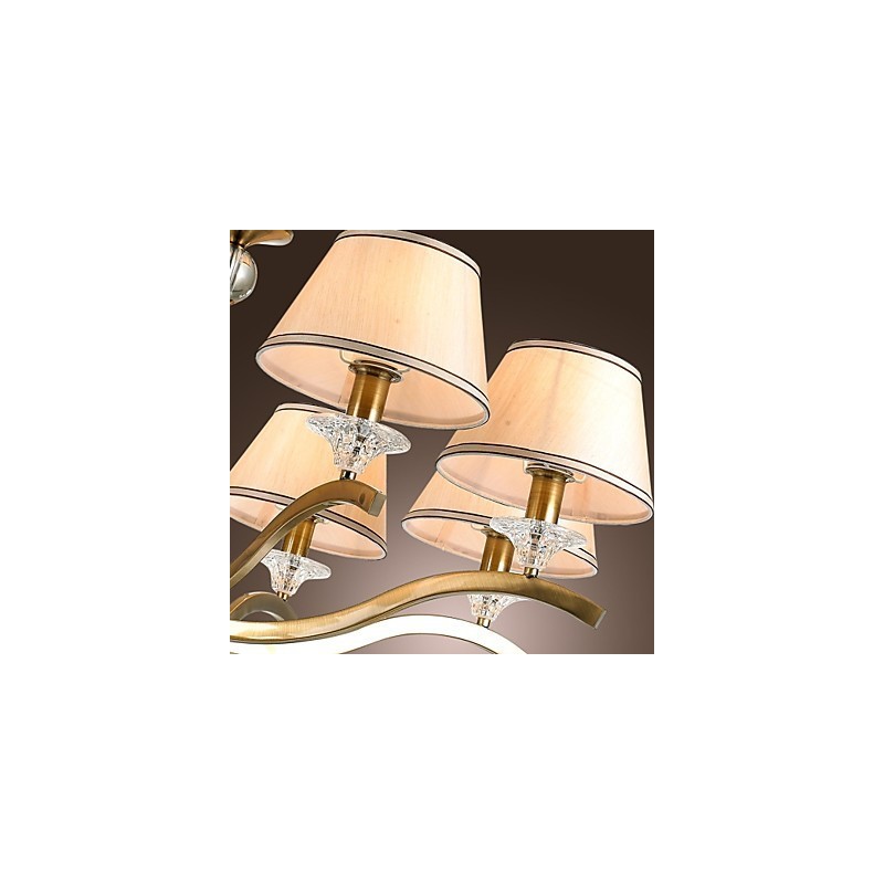 Lustre en métal et laiton, style moderne, contemporain, traditionnel, classique, rustique, style lodge, vintage, style campagne, île