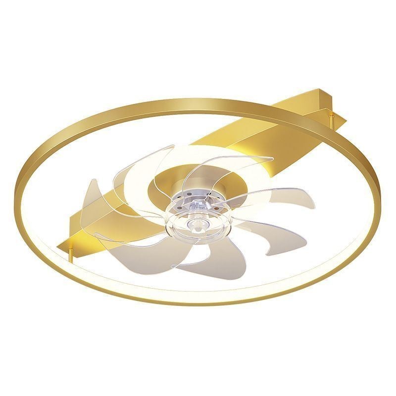 Ventilateur de plafond moderne avec lumières et télécommande