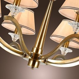 Lustre en métal et laiton, style moderne, contemporain, traditionnel, classique, rustique, style lodge, vintage, style campagne, île