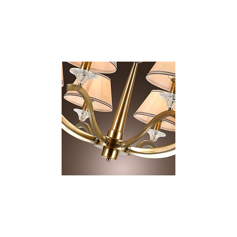 Lustre en métal et laiton, style moderne, contemporain, traditionnel, classique, rustique, style lodge, vintage, style campagne, île